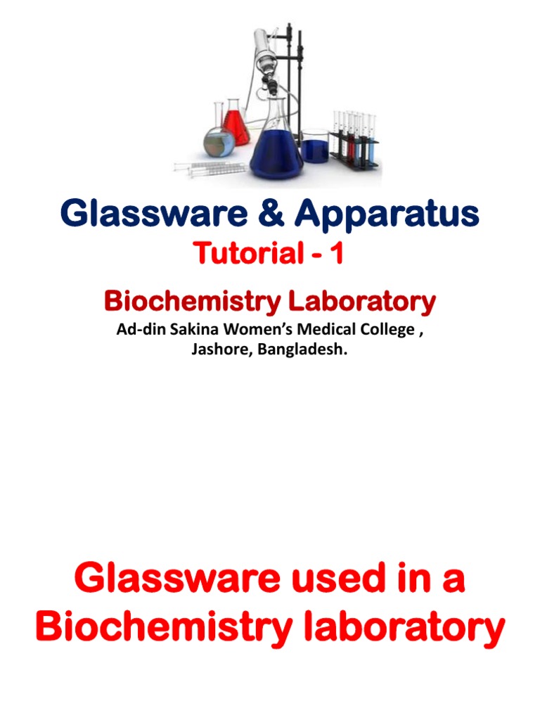 Biochemistry Laboratory Glassware Guide | PDF | Laboratories ...