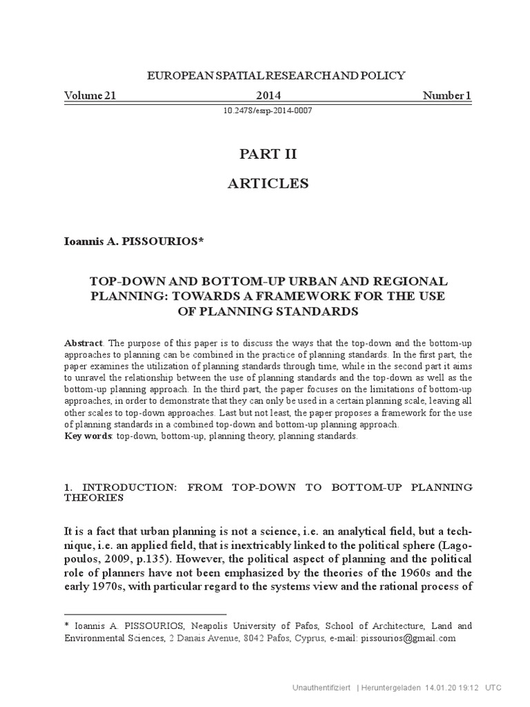 european-spatial-research-and-policy-top-down-and-bottom-up-urban-and