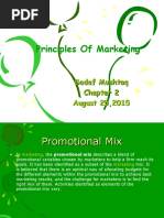 Principles of Marketing: Sadaf Mushtaq August 25,2015