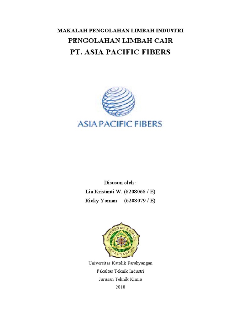 Makalah pengolahan limbah cair pdf reader
