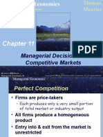 Managerial Decisions in Competitive Markets: Ninth Edition Ninth Edition