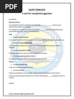 CELPIP Writing TEMPLATE for e Mail