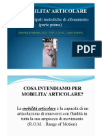 Mobilità Articolare (I)