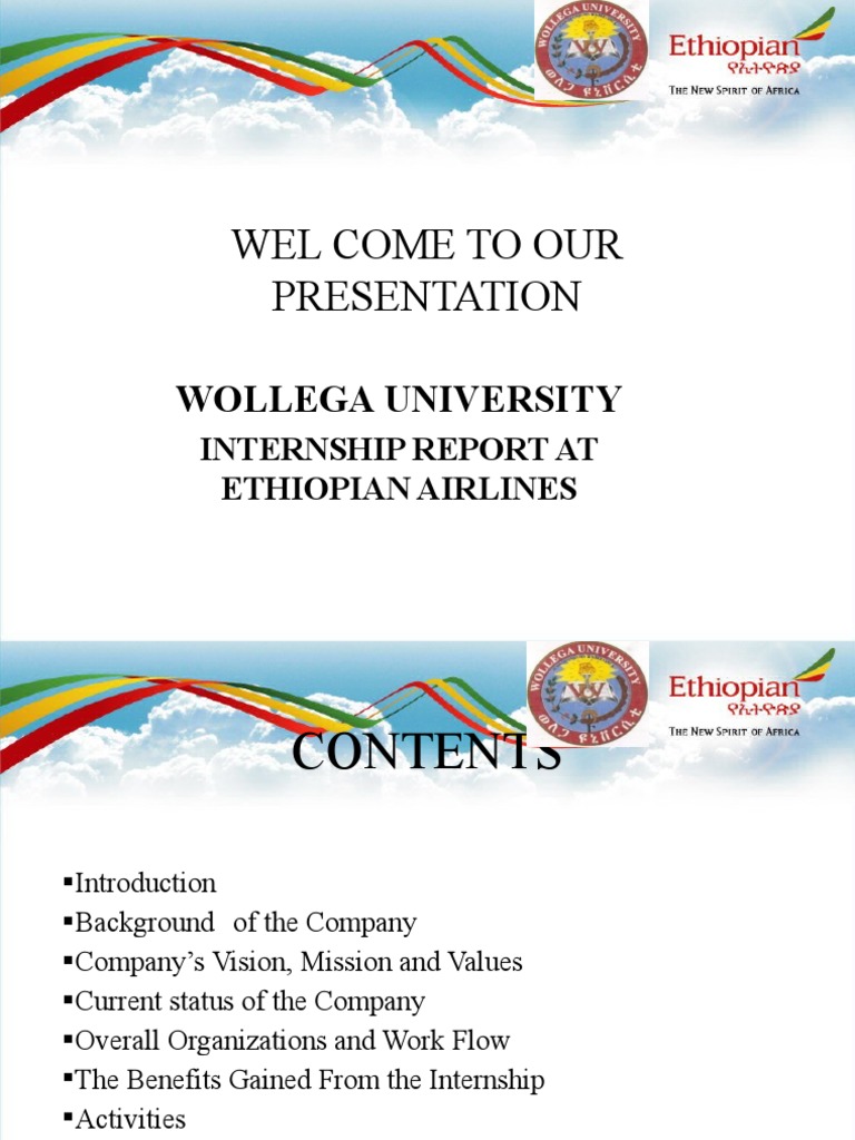 Wel Come To Our Presentation: Wollega University | PDF | Airlines ...