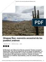 Ruta andina-Qhapaq Ñan_ Memoria ancestral de los pueblos andinos _ Ministerio de Cultura