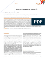 Changing Prevalence of Allergic Diseases in The Asia-Pacific Region