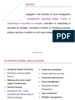 Who Is A Merchant Banker?: Arrangements Regarding Selling, Buying or Subscribing To Securities As Manager