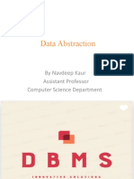 Data Abstraction: by Navdeep Kaur Assistant Professor Computer Science Department