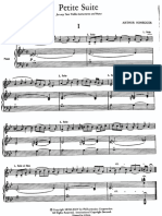 Honegger - Petit Suite For 2 TRP and Piano PDF