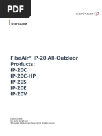 Ceragon FibeAir IP-20 All OutDoor User Guide PDF