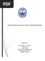 Relationship Between China and Bangladesh