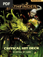 Pathfinder 2ª Edição: Baralho de Acertos Críticos (R$ 65,00