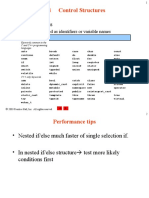 C++ Keywords: 2.4 Control Structures