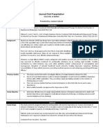 Journal Club - Ketamine + AUD