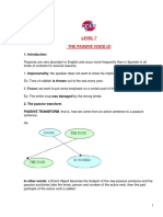 Level 7 'The Passive Voice