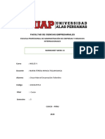 Facultad de Ciencias Empresariales Escuela Profesional de Administración de Empresas Y Negocios Internacionales