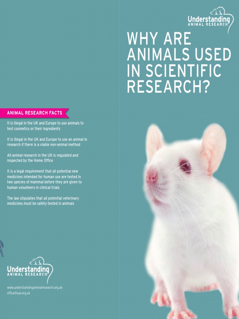 Why Are Animals Used in Scientific Research? PDF
