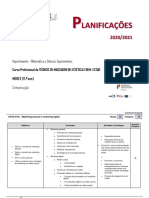 Planificação Anual Comunicação - 11ºano