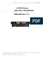 VDWALL LVP919 User Manual PDF