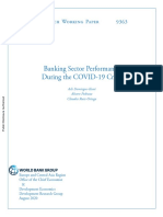 Banking Sector Performance During The COVID-19 Crisis: Policy Research Working Paper 9363