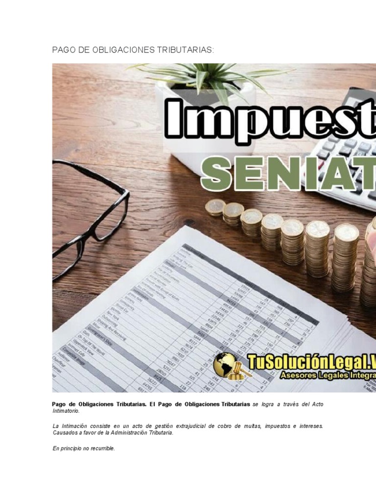 Pago de Obligaciones Tributarias | PDF | Jurisdicción | Impuestos