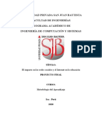 Metodología Del Aprendizaje - Investigación