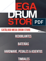 Catálogo Mega Drum Store: Precios No Incluyen I.V.A