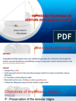 Impression Technique of Complete Denture and Parsial Denture