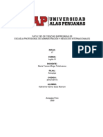 Facultad de Ciencias Empresariales Escuela Profesional de Administración Y Negocios Internacionales