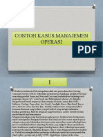 Contoh Kasus Manajemen Operasi PDF