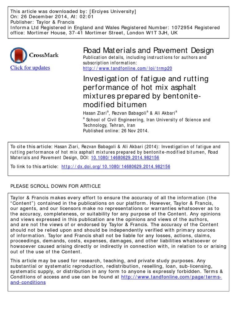 Road Materials and Pavement Design Click For Updates PDF