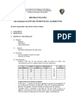 determinación de nitritos 2020 - bromatología