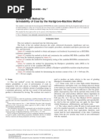 Grindability of Coal by The Hardgrove-Machine Method: Standard Test Method For