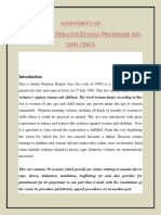 Assignment On Nari o Shishu Nirjaton Dam PDF