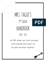 2nd Grade Handbook 20-21