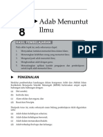 Topik 8 Adab Menuntut Ilmu PDF