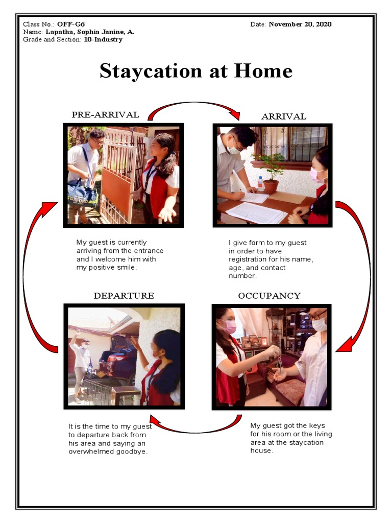 Staycation at Home: Arrival Pre-Arrival | PDF