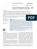 Lasers: Effect of A Combination of Photodynamic Therapy and Chitosan On Streptococcus Mutans (An in Vitro Study)