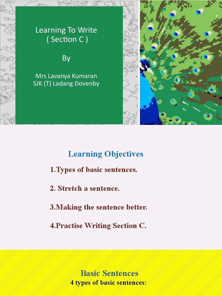 Learning To Write | PDF