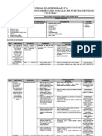 Unidad de Aprendizaje #4 "Valores Nuestras Costumbres para Fortalecer Nuestra Identidad Cultural"