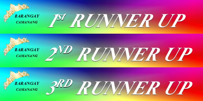Barangay Camanang Runner-Up Awards | PDF