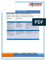 Forensic Science Principles Explained