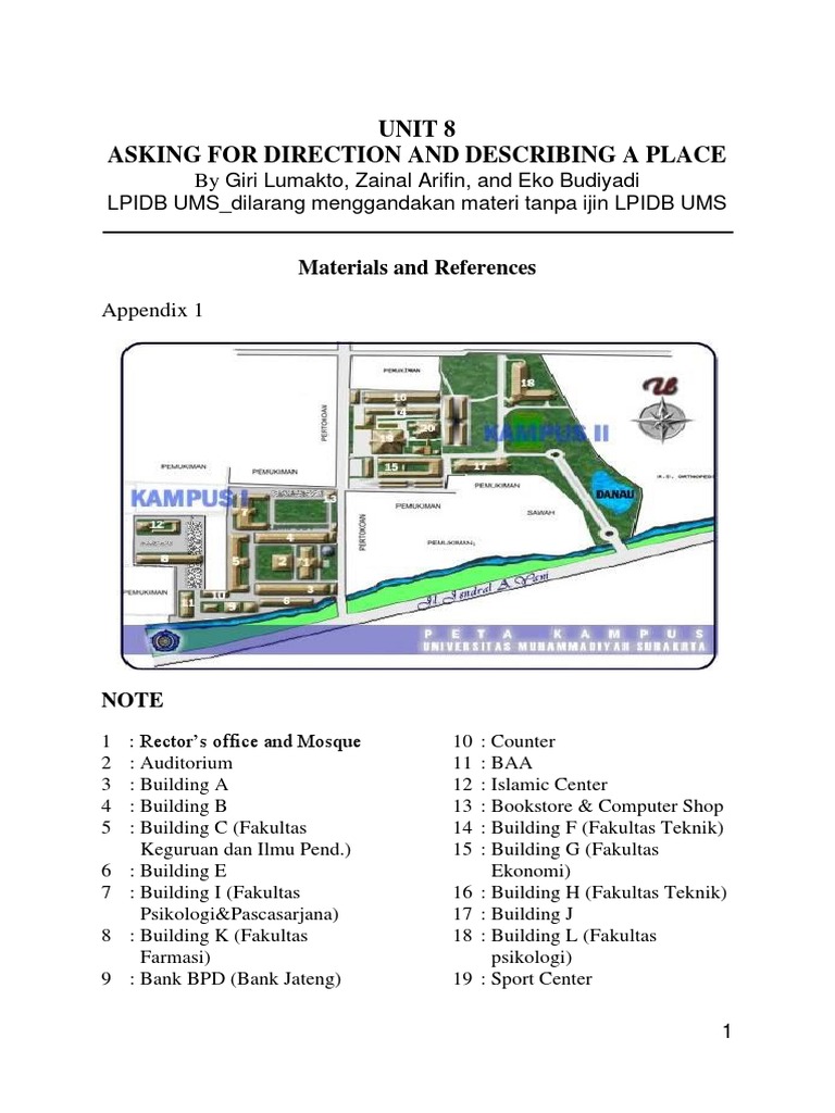 Directions and Location Guidance | PDF | Road Transport | Transport
