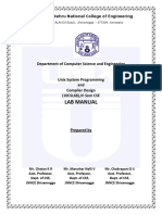 Lab Manual: Department of Computer Science and Engineering