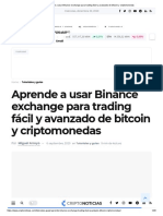 Aprende a usar Binance exchange para trading fácil y avanzado de bitcoin y criptomonedas