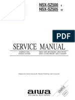 Service Manual: NSX-SZ500 NSX-SZ505