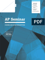 AP Seminar CED 2020 PDF