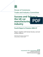 UK Car Industry PDF