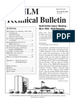 NLM Technical Bulletin May June 1993
