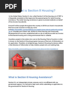 What Is Section 8 Housing